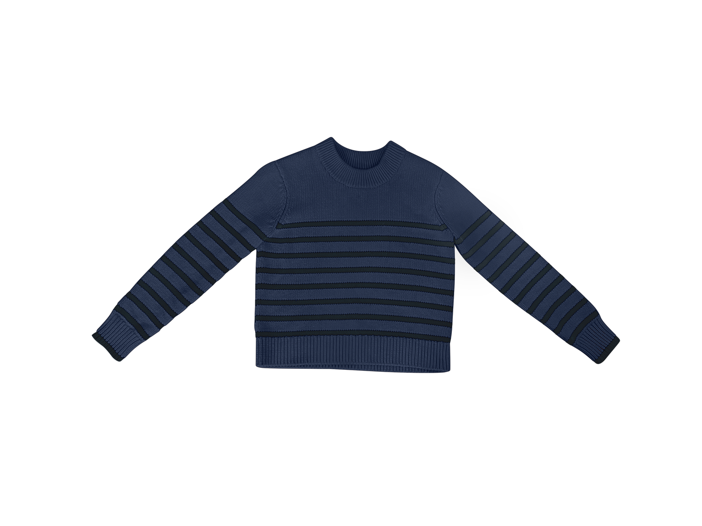 Navy Onyx Stripe Sweater