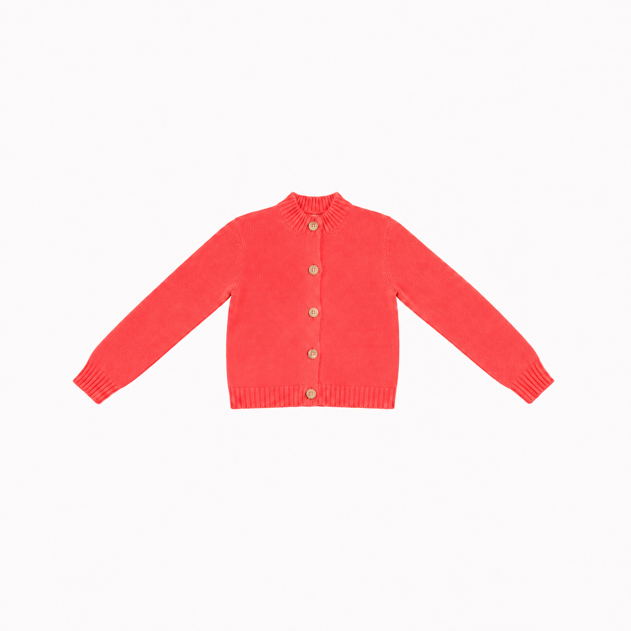 Tomato Cardigan Sweater