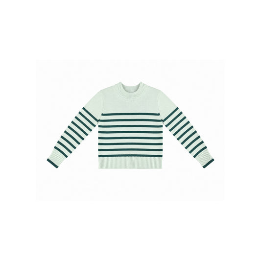 Saltwater Emerald Stripe Sweater